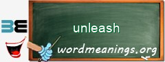 WordMeaning blackboard for unleash